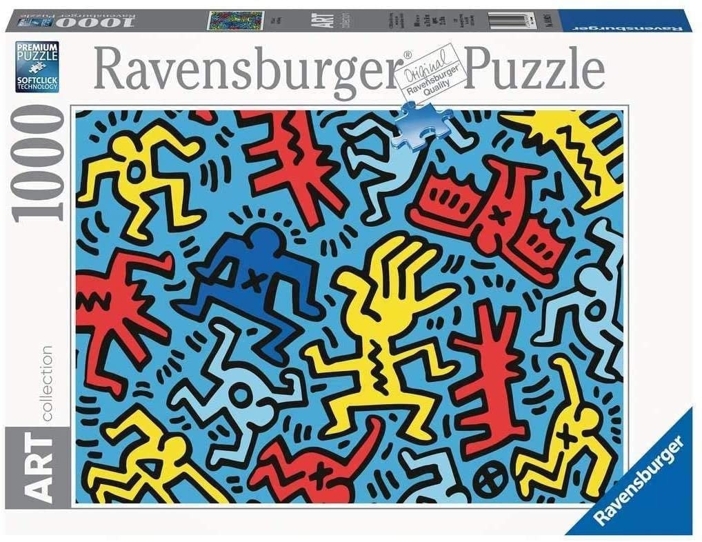 Ravensburger Art Collection 092 Color 2 Pop Art by Keith Haring 1000 Piece Puzzle image 0